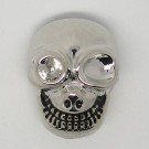 CH185a - Schmuck Druckknöpfe Totenkopf plastisch