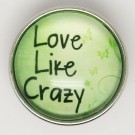 CH180a - Schmuck Druckknöpfe Love Like Crazy 