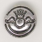 CHM059 - MINI Schmuckdruckknöpfe Claddagh 