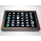 R011 Ringe mit Abalone (Paua shell)