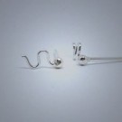 OS082 Ohrstecker aus Silber Kringel