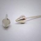 S206 Ohrstecker aus Silber - Spike mini