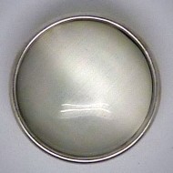 CH238 - Schmuck Druckknöpfe Cateye hellgrau