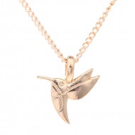 KB007 - Modeschmuck Ketten Kolibri, Life Is Beautiful ( Leben ist wundervoll )