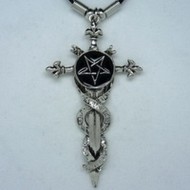 MK071 Ketten Schwert Pentagramm