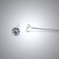 OS129 Ohrstecker aus Silber Stein kristal mini