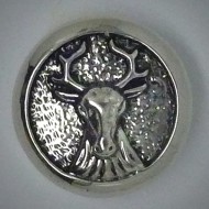 CH130 Schmuck Druckknöpfe Hirschkopf