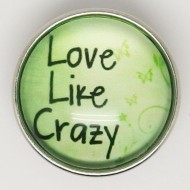 CH180a - Schmuck Druckknöpfe Love Like Crazy 