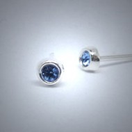 OS112 Ohrstecker aus Silber Stein türkis