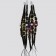 AB015 Armbänder Makramee Blume bunt