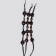 AB033 Armbänder Makramee 4 Blumen natur