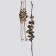AB046 Armbänder Makramee Chinesische Münzen m.Glöckchen