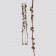 AB048 Armbänder Makramee Chinesische Münzen m. Glöckchen länglich