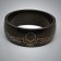 STR039 Ringe aus Edelstahl Schwarz m. Tribal Totenkopf