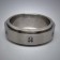 STR068 Ringe aus Edelstahl m. 5 Steinen spinner