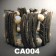 CA001_4 Armbänder aus Kokos und Samen (Tagua)