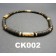 CK002 Surferketten, Ketten aus Kokos und Knochenperlen 