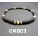 CK003 Surferketten, Ketten aus Kokos und Knochenperlen 
