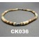CK036 Surferketten, Ketten aus Kokos und Knochenperlen 