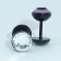 FP009_4 Fake Plugs Edelstahl Stein weiss