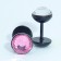 FP009_6 Fake Plugs Edelstahl Stein rosa