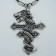 MK034 Ketten Kreuz mit Drachen gr.