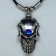 MK102 Kette Totenkopf m. Stein