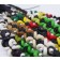 AB070 - Armbänder Makramee kl. Blümchen bunt 