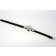 CHA020a - Kunstleder Armbänder für 1 Schmuck schwarz schmal