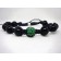 SH001_7 Shamballa Armbänder - grün